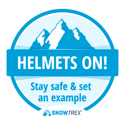Helmets On! Stay safe and set an example.